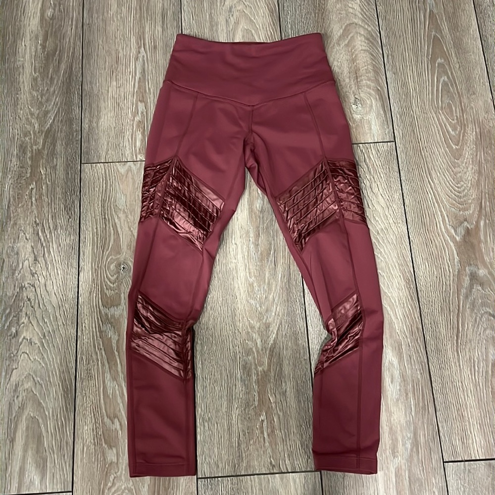 Zella mauve mid rise leggings